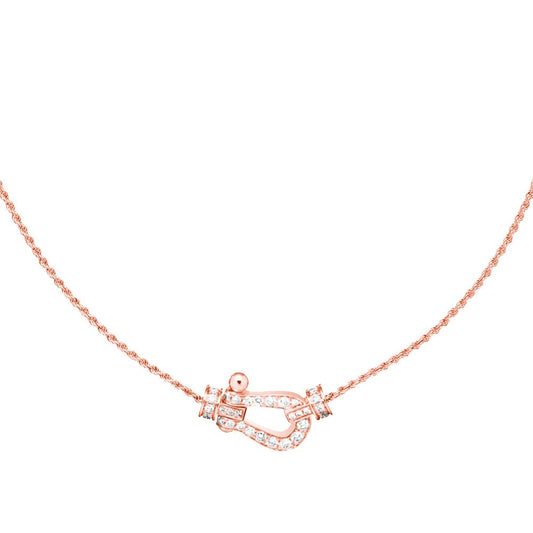 [Everoly JW]FORCE 10 PINK GOLD DIAMOND NECKLACE