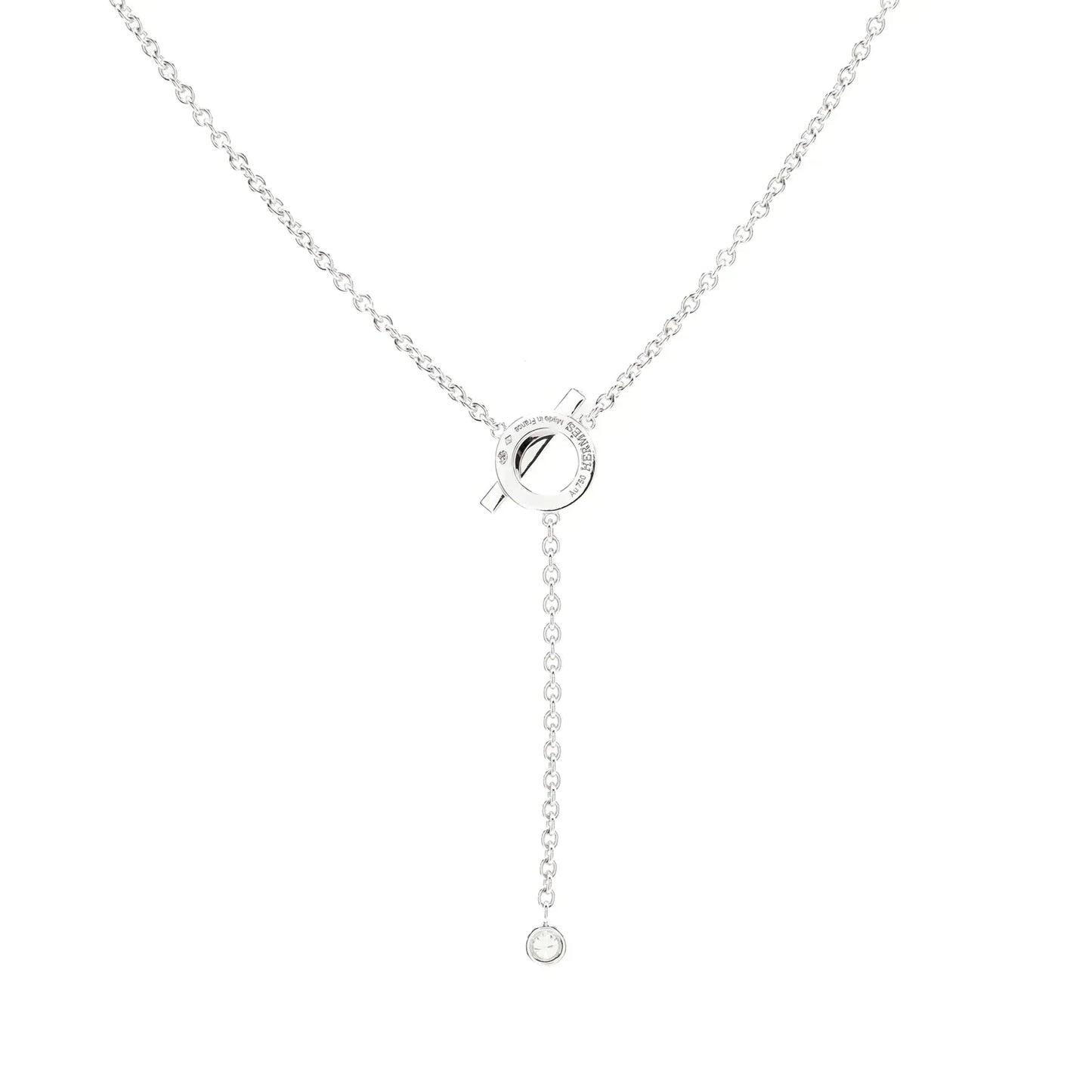 [Everoly JW]FINESSE SILVER DIAMOND NECKLACE