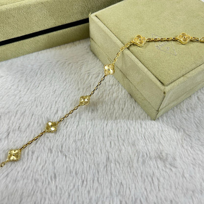 [Everoly JW]CLOVER 6 MOTIF DIAMOND BRACELET