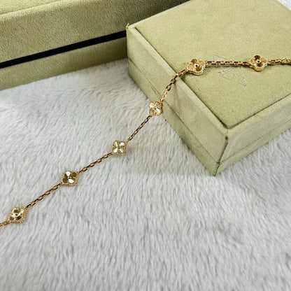 [Everoly JW]CLOVER 6 MOTIF DIAMOND BRACELET