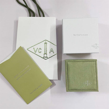 [Everoly JW]VA CLOVER BRACELET NECKLACE RING BOX GIFT BAG