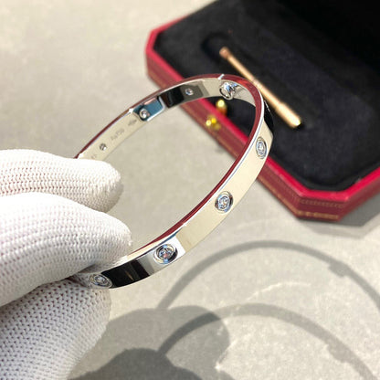 [Everoly JW]LOVE BRACELET 6.1MM 10 DIAMONDS