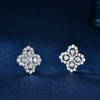 [Everoly JW]LOOP EARRINGS FULL MOTIF DIAMOND 16MM