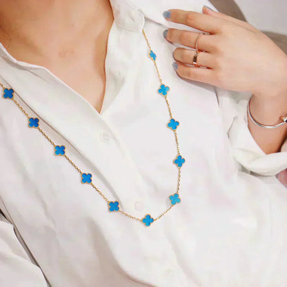 [Everoly JW]CLOVER 20 MOTIFS TURQUOISE GOLD