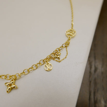 [Everoly JW]BLOOMING SUPPLE NECKLACE BRASS