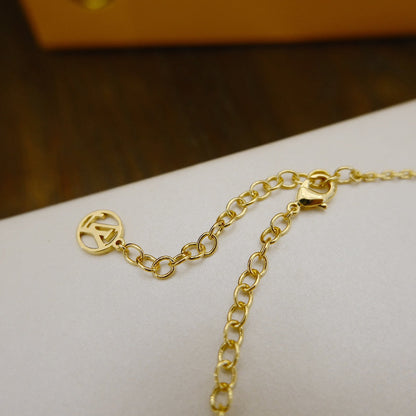 [Everoly JW]BLOOMING SUPPLE NECKLACE BRASS