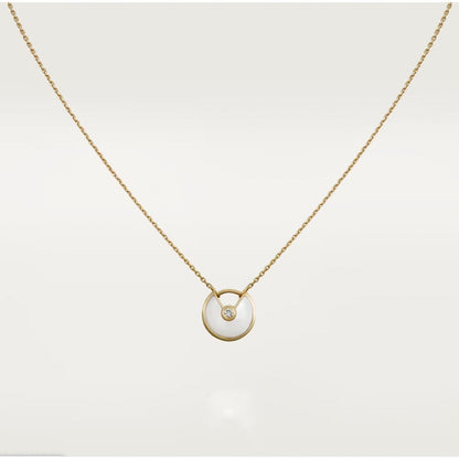 [Everoly JW]AMULETTE ROSE GOLD MOP NECKLACE