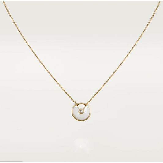 [Everoly JW]AMULETTE ROSE GOLD MOP NECKLACE