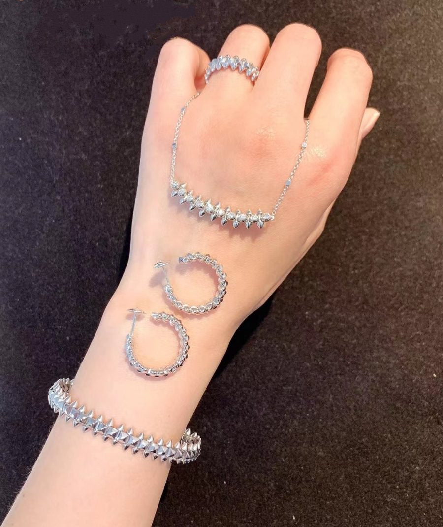 [Everoly JW]CLASH SILVER BRACELET