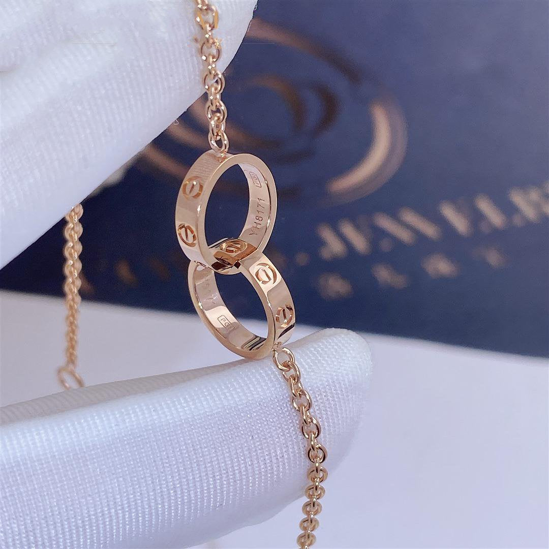 [Everoly JW]LOVE BRACELET DOUBLE RING