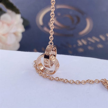 [Everoly JW]LOVE BRACELET DOUBLE RING