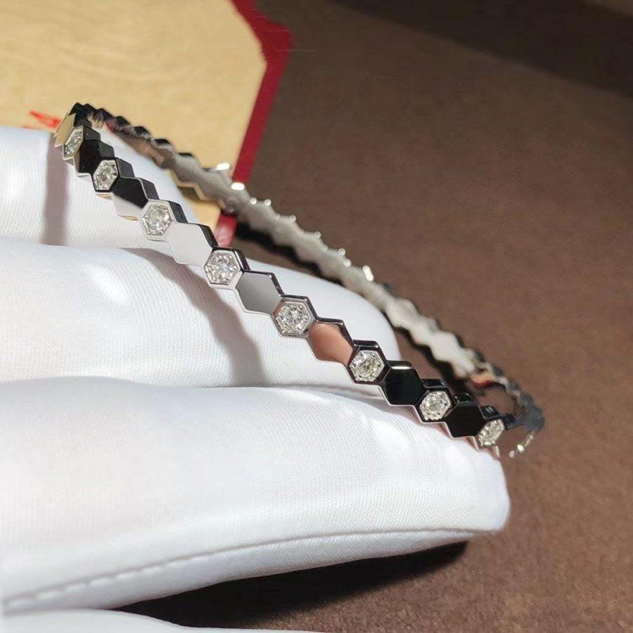 [Everoly JW]BEE LOVE SILVER DIAMOND BRACELET