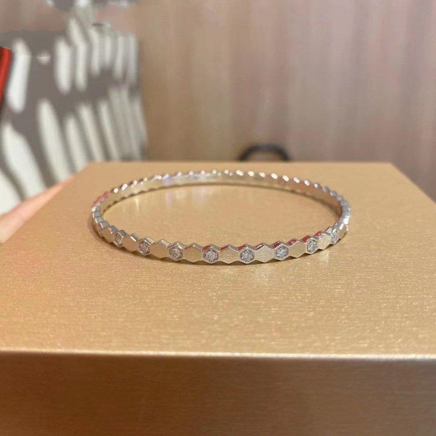 [Everoly JW]BEE LOVE SILVER DIAMOND BRACELET