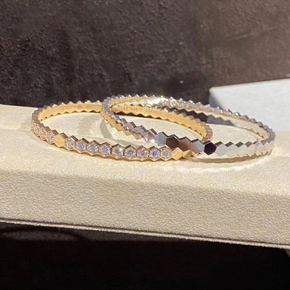 [Everoly JW]BEE LOVE GOLD BRACELET FULL DIAMOND