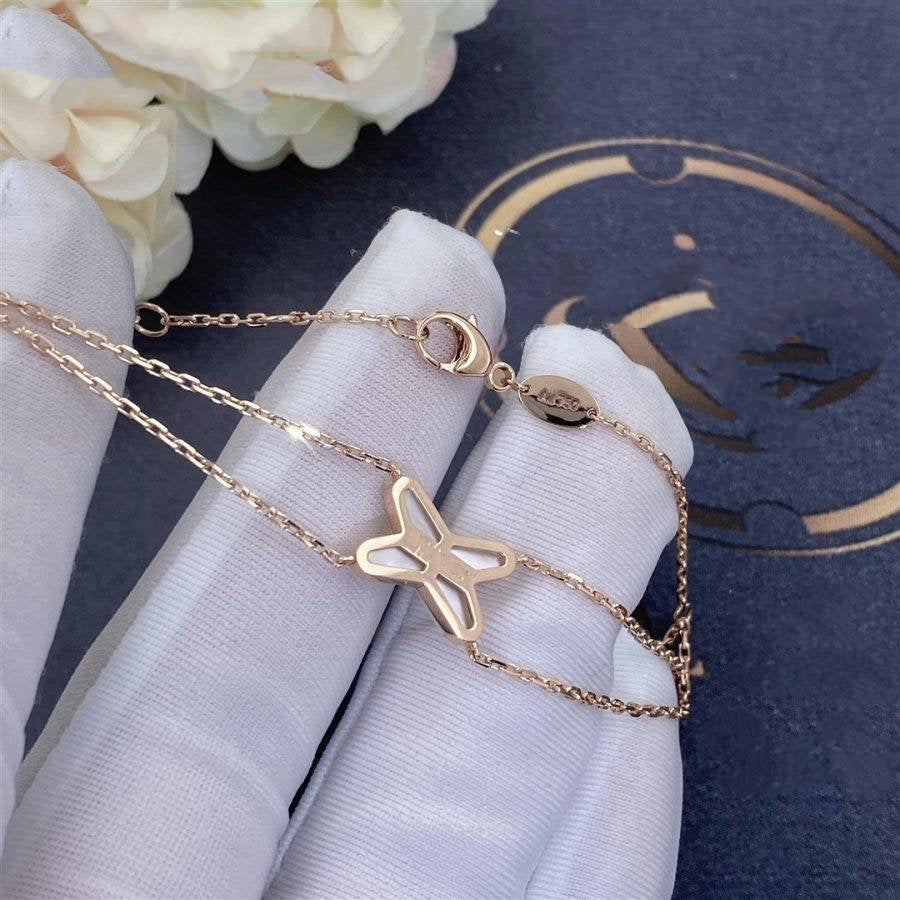 [Everoly JW]JEUX BRACELET WHITE MOP PINK GOLD 1 DIAMOND