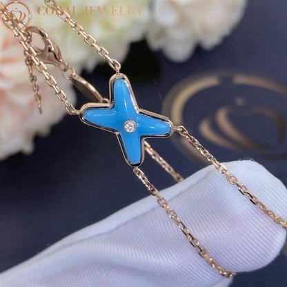 [Everoly JW]JEUX BRACELET TURQUOISE PINK GOLD 1 DIAMOND