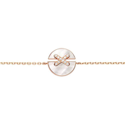 [Everoly JW]JEUX DE BRACELET MOP PINK GOLD DIAMONDS