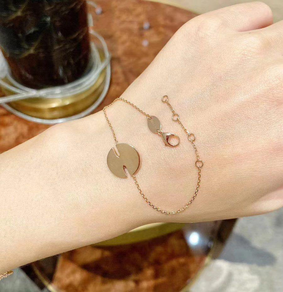 [Everoly JW]JEUX DE BRACELET MOP PINK GOLD DIAMONDS