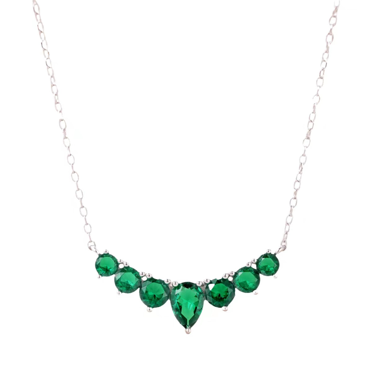 [Everoly JW]Dainty Colorful Heart Necklace