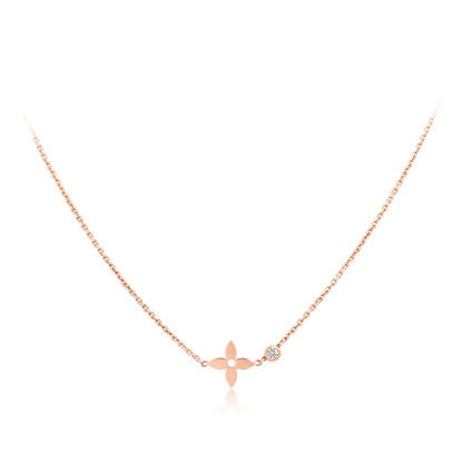 [Everoly JW]BLOSSOM PENDANT PINK GOLD AND DIAMOND
