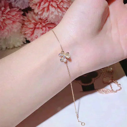 [Everoly JW]FRIVOLE GOLD FLOWER DIAMOND BRACELET