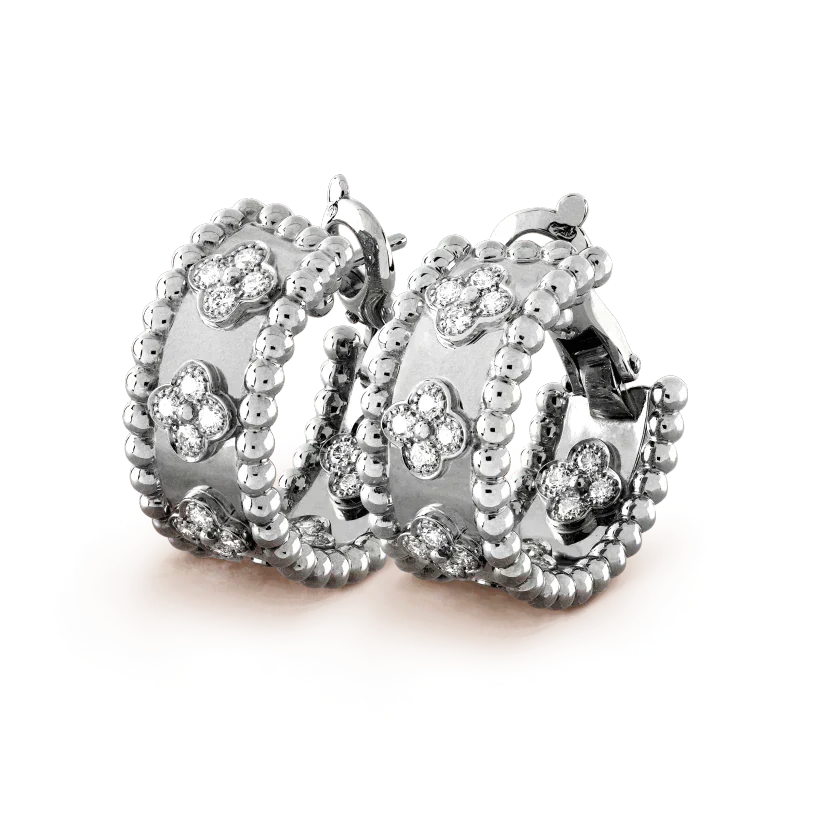 [Everoly JW]PERLEE DIAMOND EARRINGS