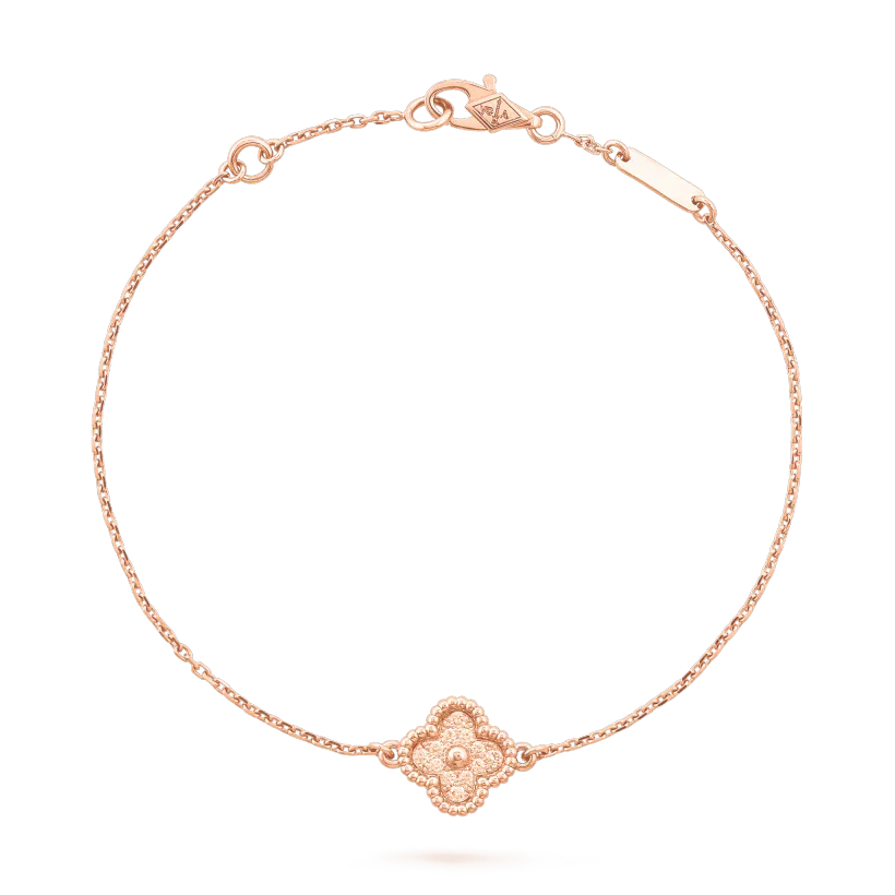 [Everoly JW]CLOVER SINGLE FLOWER BRACELET
