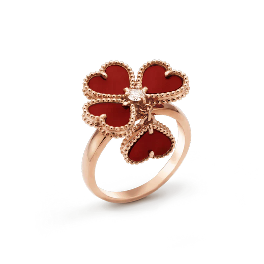 [Everoly JW]SWEET CLOVER CARNELIAN RING