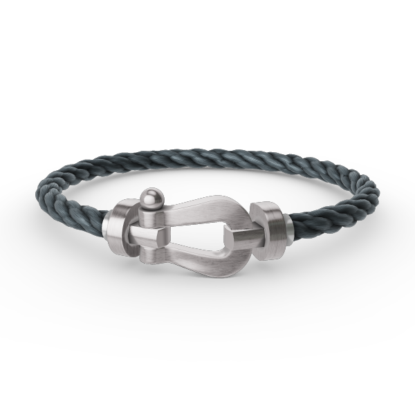 [Everoly JW]FORCE LARGE HORSESHOE NO DIAMOND BRACELET SILVER